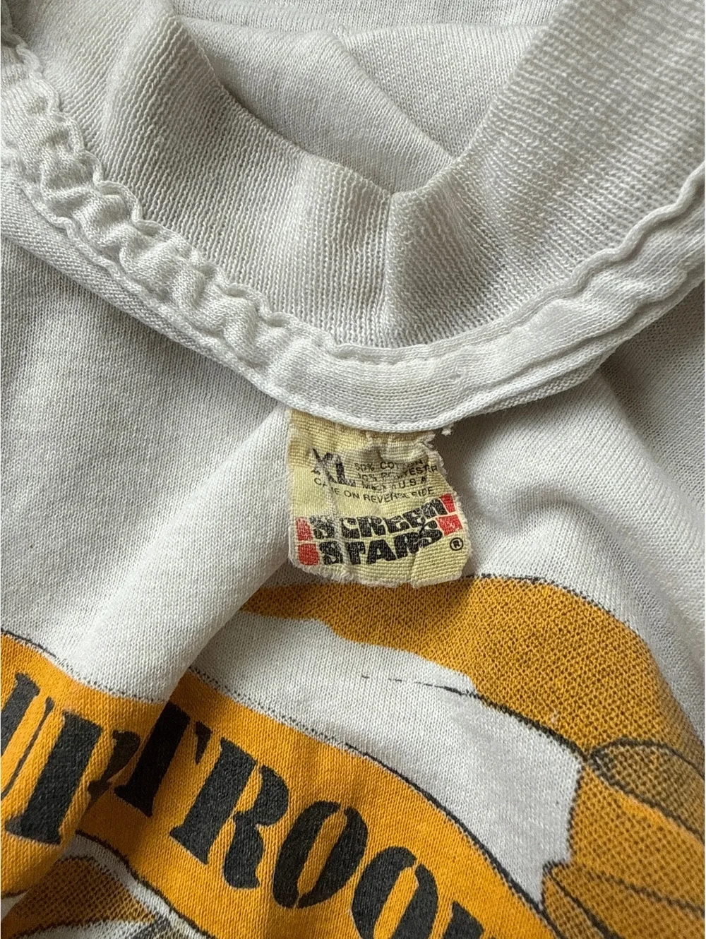 Vintage 1991 Desert Storm Support Our Troops T Shirt Screen Stars USA Eagle XL